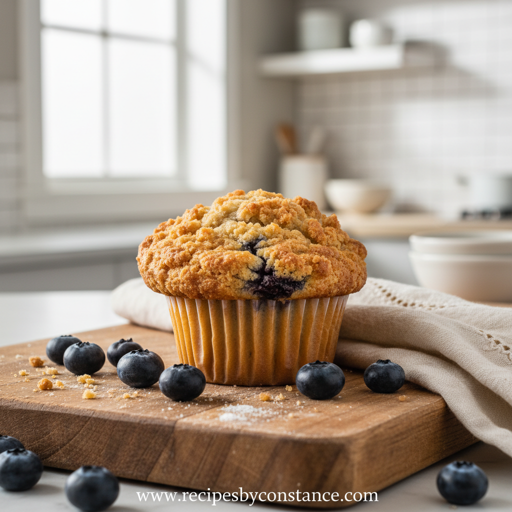 make-bakery-style-blueberry-streusel-muffins-at-home_feature